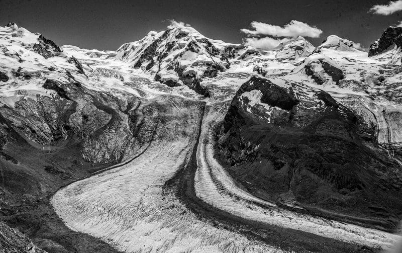 Gornegrat Glacier near Zermatt